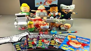 HUGE CAPTAIN UNDERPANTS COLLECTION of TOYS & BOOKS from the CAPTAIN UNDERPANTS MOVIE