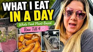 What I eat in a day plantbased. 