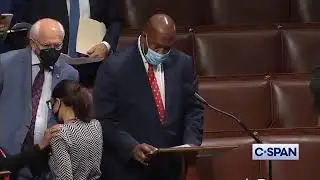 AOC appears to be crying after voting 'present' for the funding bill of Israel's Iron Dome