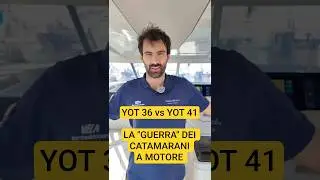 Cat a motore a confronto YOT 41 (spazi infiniti) contro  YOT 36 (natante) #shorts
