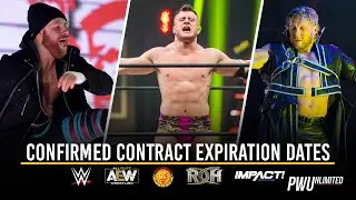 Confirmed Wrestler Contract Expiration Dates: WWE, AEW, NJPW, ROH & IMPACT (December 2019)