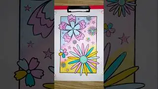 Beautiful Flower Coloring for Relaxation 🌸 | Mindfulness & Stress Relief Coloring Page 💗 #coloring