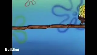 Minecraft Portrayed By SpongeBob