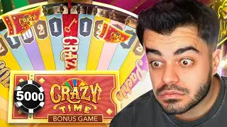 5000&euro; LE SPIN AU CRAZY TIME !! MA MEILLEURE SESSION EVER (c'est n'importe quoi)