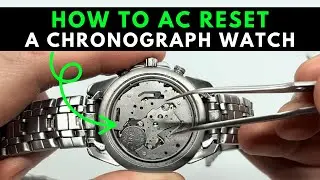 Chronograph Watch AC Reset after Battery Replacement