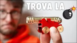 RIESCI A TROVARE LA BOMBA NASCOSTA? Rompicapo del CANNONE!