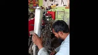 Gs 150 Suzuki silencer  repairing