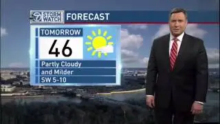 Friday evening forecast - March 6, 2015