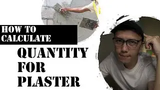 How to calculate quantity for plaster?