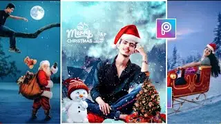 🎄Picsart 🎅Merry Christmas 🎄Photo editing Tutorial 2020 || Happy Christmas Day Editing By&nbsp;Bk Editz