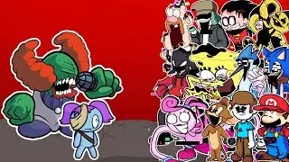 FNF - Madness But All Pibby Characters Sings It 🎤 (Every Turn a Different Character Sings)