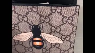 GUCCI GG WEB SUPREME WALLET UNBOXING!