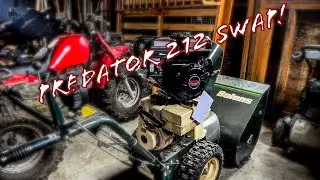 CHEAP Predator 212 Engine Swap on a 40 YEAR OLD Bolens! (Part 1)