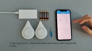【Water Leak Sesnor Kit】Set up