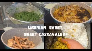 How I cook My Liberian Red Oil Cassava Leaves#easy #delicious