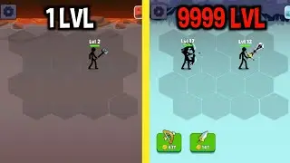 MAX LEVEL in Stickman Merge Game
