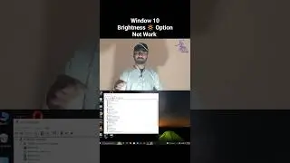 Not work Brightness ☀️ Option Solution #chatgpt #computertipshindi #computertips #tech #infoatms