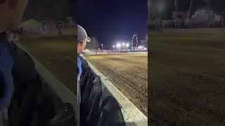 Dirtbike drag racing Grange Fair in centre county Pa