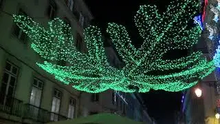 ILUMINAÇÃO DE NATAL . BAIXA DE LISBOA 2020