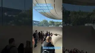 Inside Apple Park - Steve Jobs theatre #shorts