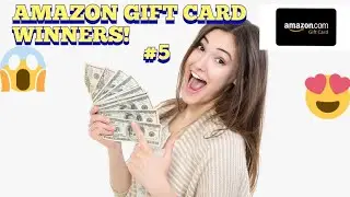 $30 Amazon gift card Giveway winners! #5 #giveaway #amazon #giftcard