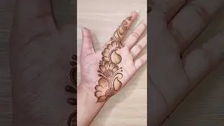 Arabic Mehndi Design ❤️, Simple Mehndi Design #shortvideo #shorts #ytshorts #viral #henna #mehndi