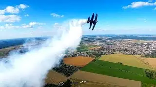 Jet-powered Pitts with live drone filming | Antidotum Airshow 2024