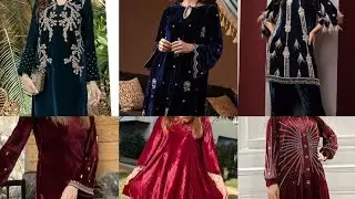 💃Winter Velvet Dress 2025 | Muqaddas Style Collection 👗 #partywearvelvetdresses