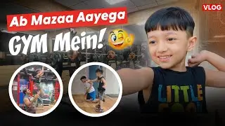 🏋️ Mini Bodybuilders in Action | The Ali Brothers Show Gym Vlog! #alibrothers #funny 