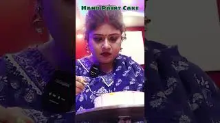 Hand Paint Cake#food #recipe #bengali #cake #cooking#chocolatebirthdaycake  #party #winter