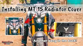 YAMAHA MT-15 RADIATOR COVER/GUARD | Link and Installation