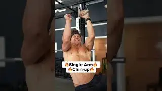 😈 Single Arm Chin Up?! #SHORT