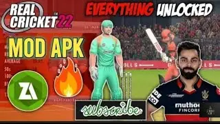 Real cricket 22 Mod apk latest version || Real cricket 22 hack || rc 22 unlimited coins and tickets