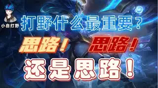 你和代练的差距是什么？思路！思路！还是思路！ 【小白打野】