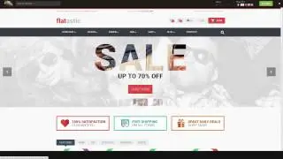 Flatastic Responsive Multipurpose VirtueMart Theme