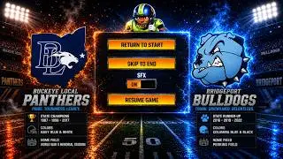 Week 2 Big Win Football Bridgeport Bulldogs at Buckeye Local Panthers 
