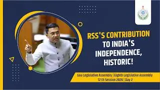 RSS&rsquo;s contribution to India&rsquo;s Independence struggle is historic.