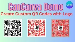 Create Custom QR Codes in Canva with embedded logos