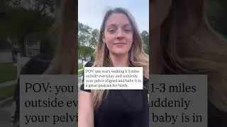 BIRTH READY TIP: DAY 28 ⬇️ Walking 1-3 miles a day can help: &bull; baby settle into an optimal position