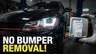2017 Volkswagen GTI headlight DRL module replacement.