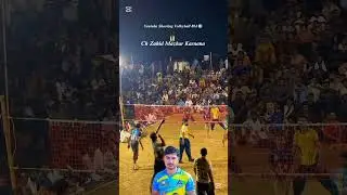 Ch Zahid Mazhar Karnana VS Saleem Raza Bhidwal Fighting Volleyball #shorts #100kvews #volleyball