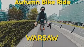 Cycling in Warsaw 360&deg; POV Bike Tour Autumn 2025