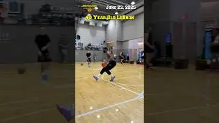 40 Year Old LeBron James First 2025 NBA Offseason Workout!