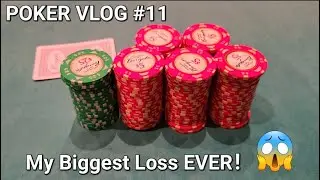 Rampage Poker Meet up Game in AC // My Biggest Loss EVER! | Poker Vlog #11