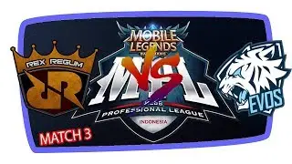 SEMIFINAL RRQ VS EVOS MATCH 3 MPL SEASON 2