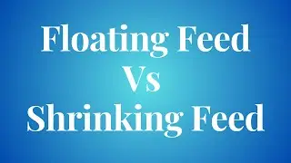 Floating Feed Vs Shrinking Feed - Fish Farming in Biofloc System