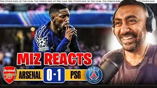 ARSENAL SCHOOLED!! | ARSENAL 0-1 PSG | MIZ REACTS