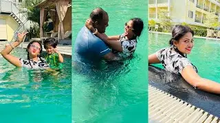 দীঘা🤽 বীচে ঘুরতে গিয়ে কিকি কিনলাম?👛🎁little Gold swimming pool 🏊‍♀️ এ কি নাচ🔥