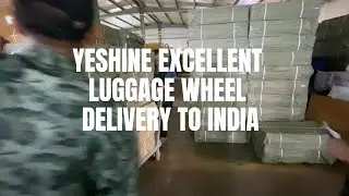 YESHINE High Quality Luggage Wheel Custom Trolley Suitcase Travel Bag Accessories Delivery#luggage