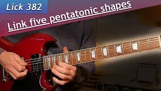 KILLER PENTATONIC LINKING GUITAR LICK - Lick Friday Week 382